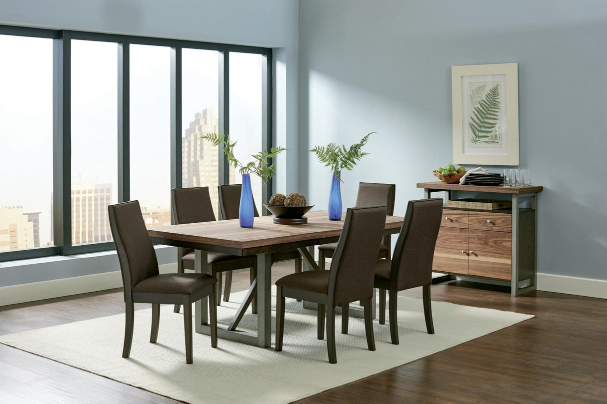 Spring Creek 7-Piece Rectangular Slat Dining Set by Coaster at Eve Furniture