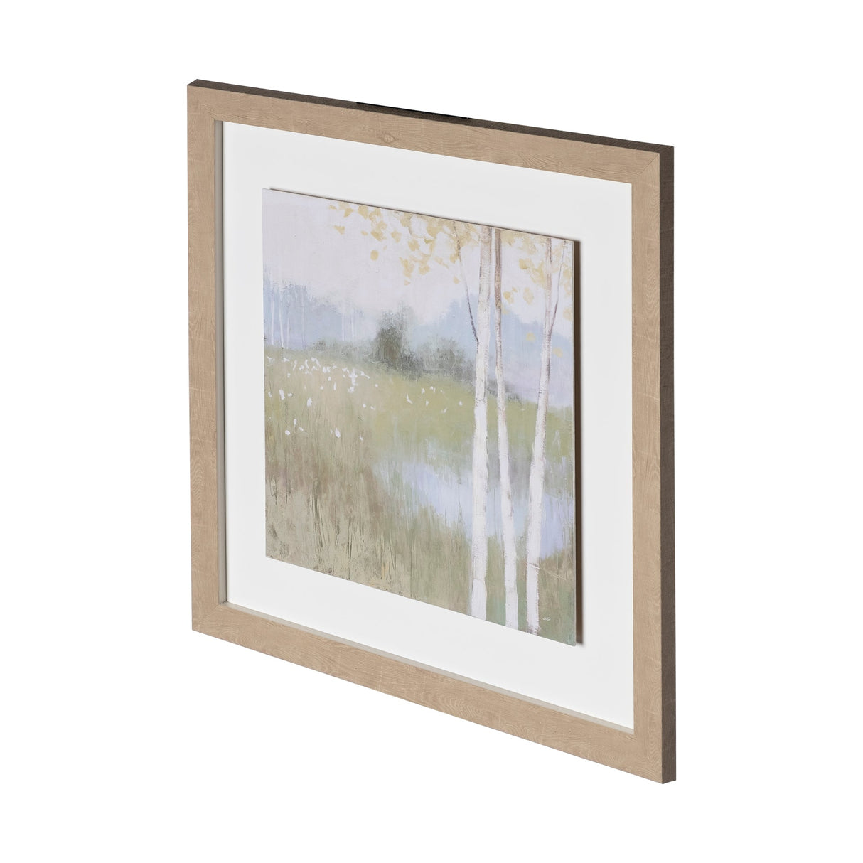 Spring Fling II Cool by Mercana Studio a Hand Embellished Textured Framed Art Print by Mercana at Eve Furniture