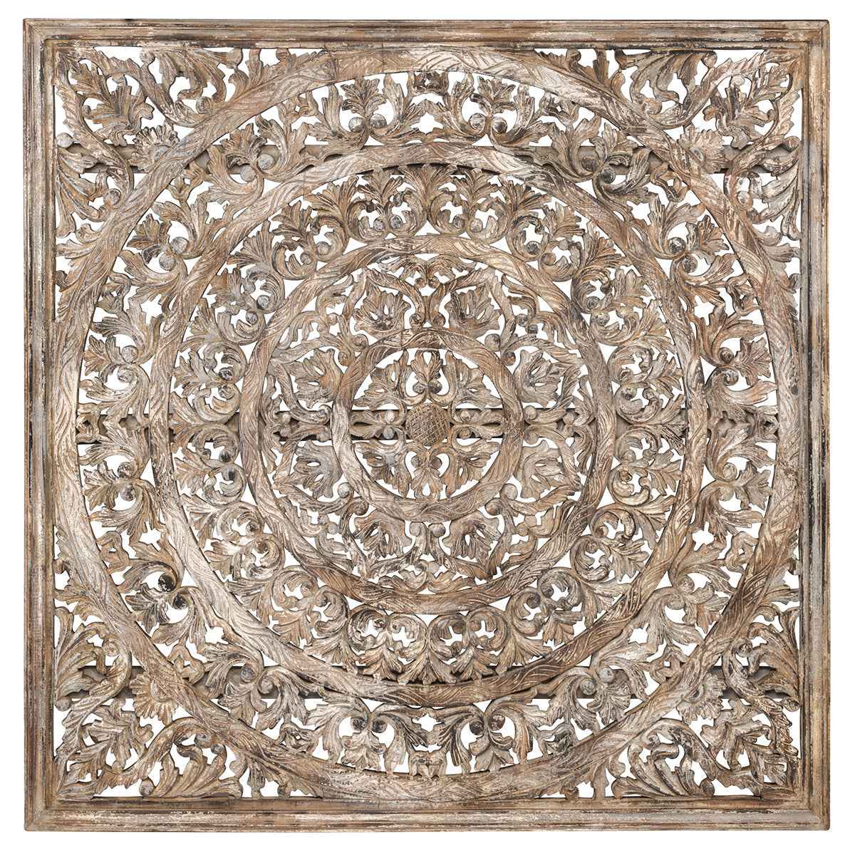 Square Carved Beige Panel by Classic Home at Eve Furniture
