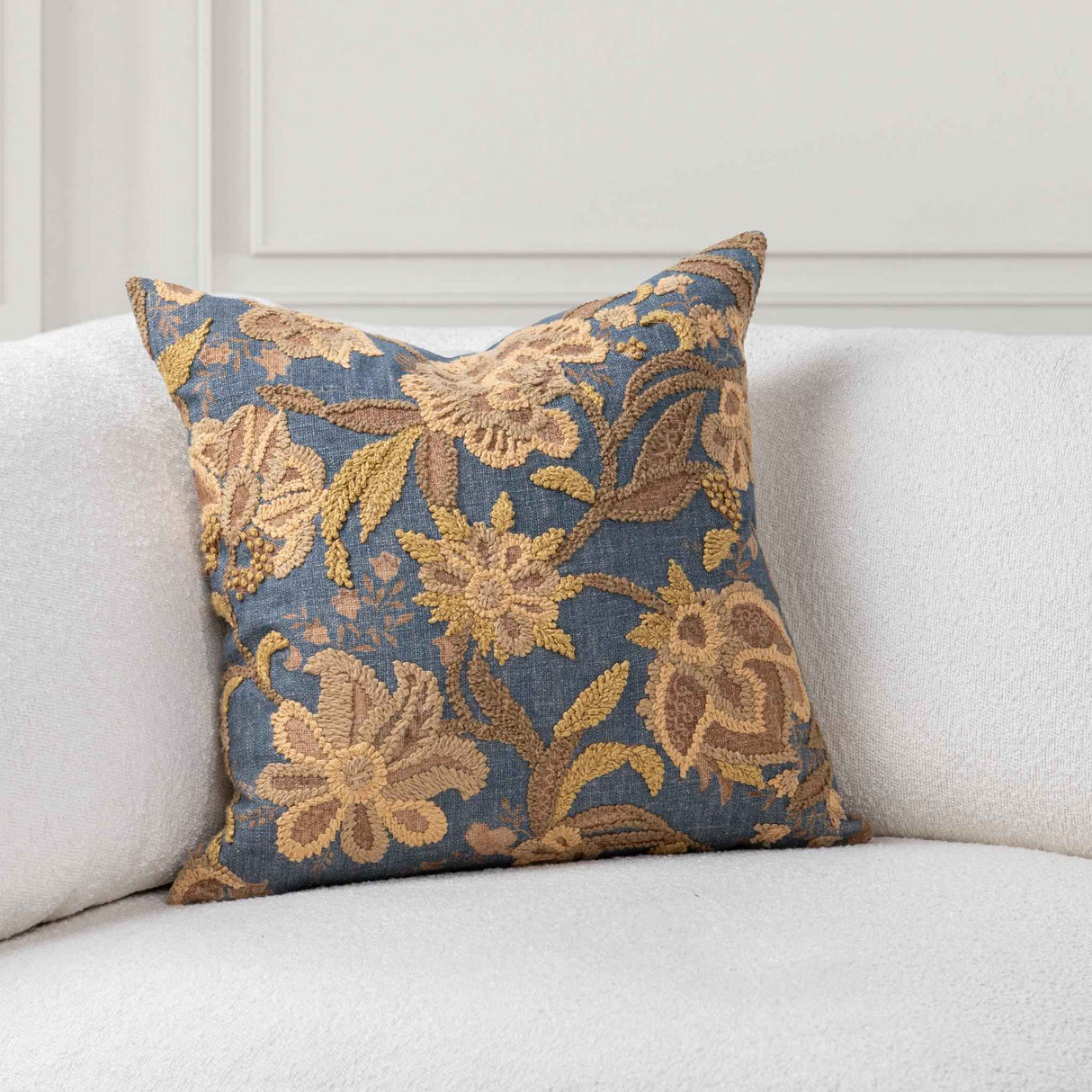SR Anika Blue Sea 22x22 Throw Pillow (Set of 2) by Classic Home at Eve Furniture
