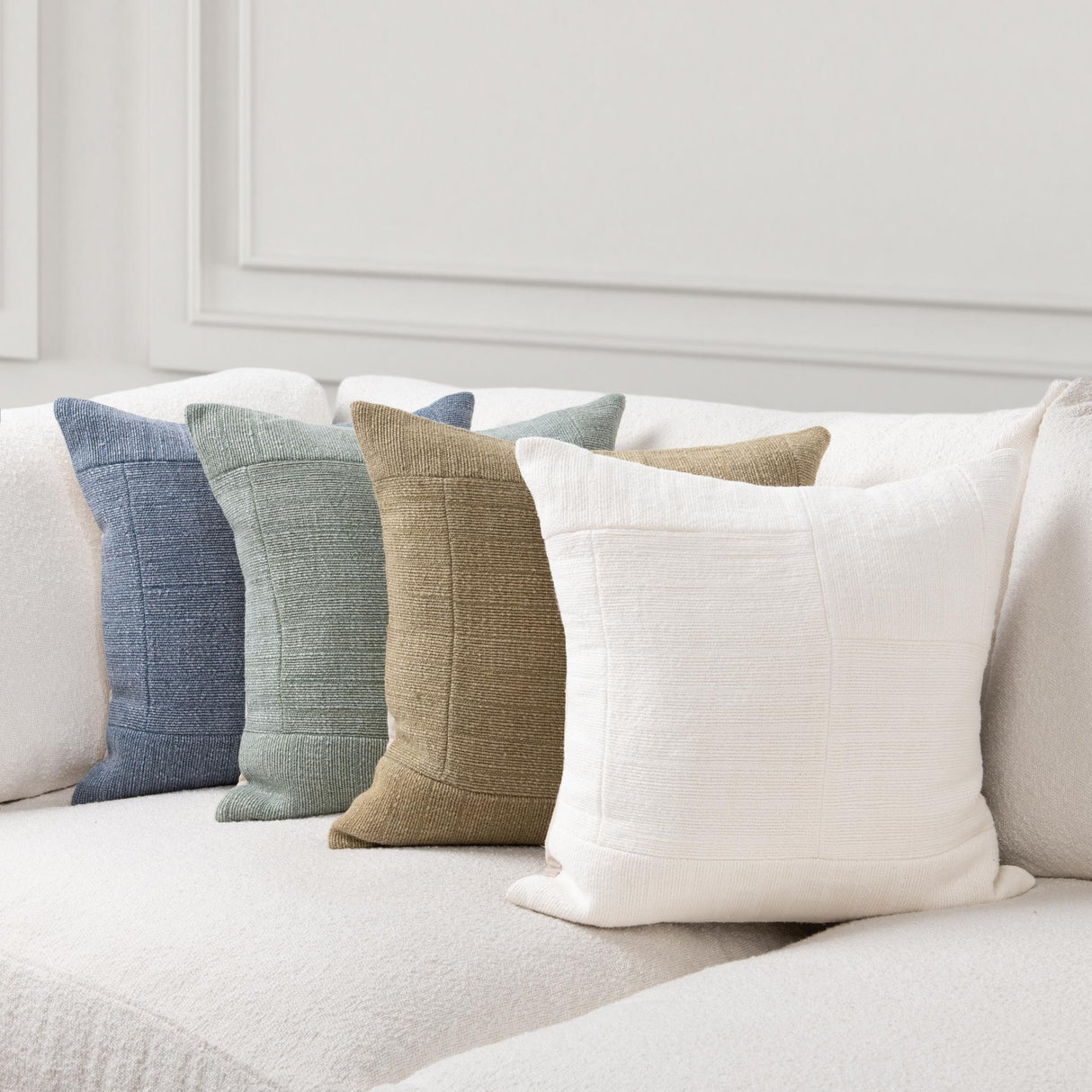 SR Moksha Dry Sage 20x20 Throw Pillow (Set of 2) by Classic Home at Eve Furniture