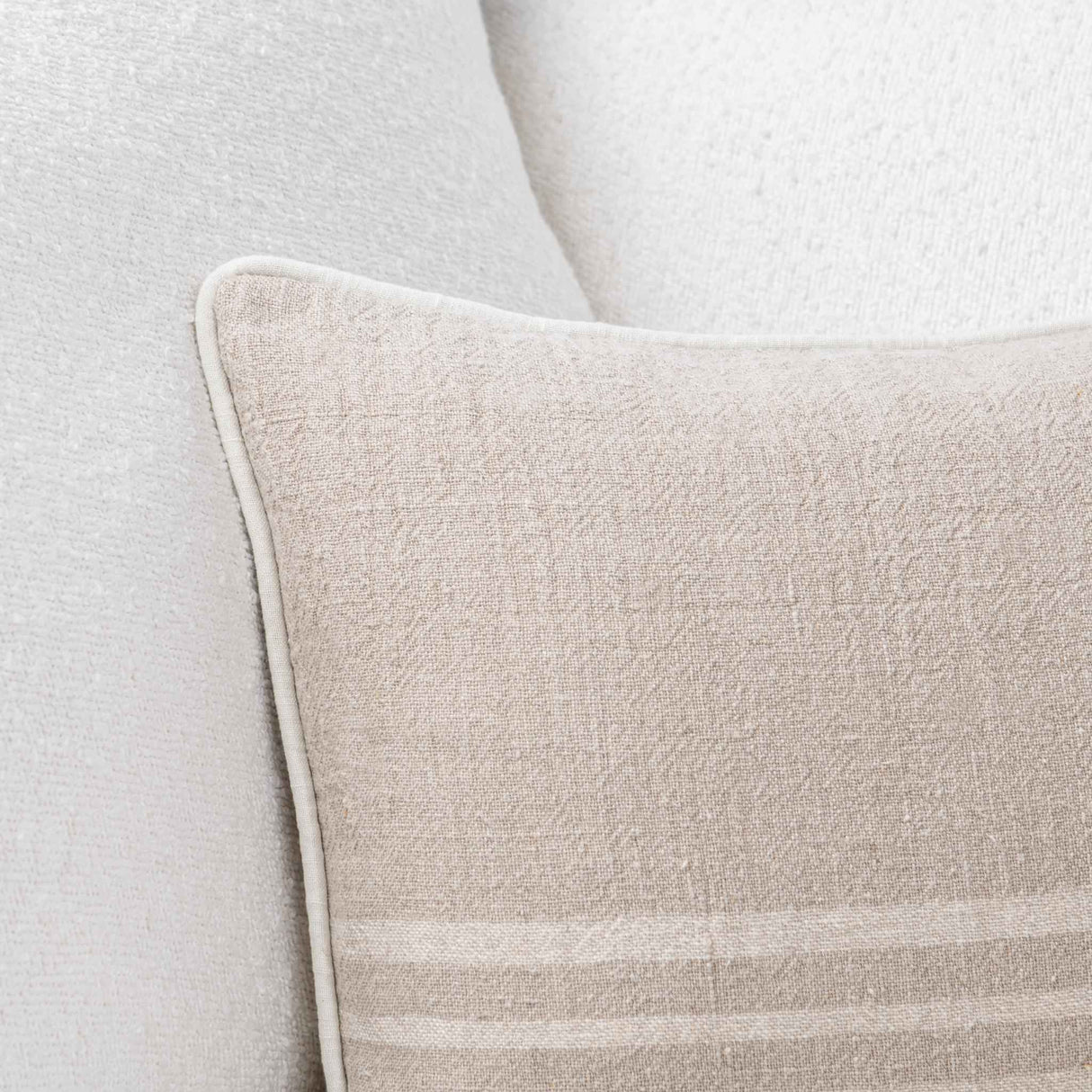 SR Newport Ivory Throw Pillow (Set of 2) by Classic Home at Eve Furniture