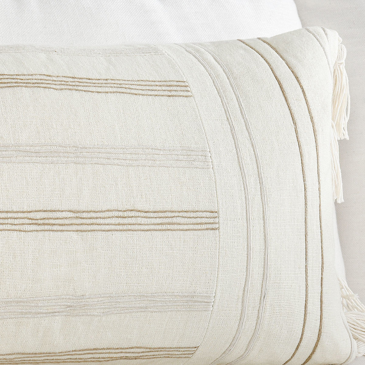ST Apana Ivory/Natural Multiple Sizes Throw Pillow (Set of 2) by Classic Home at Eve Furniture
