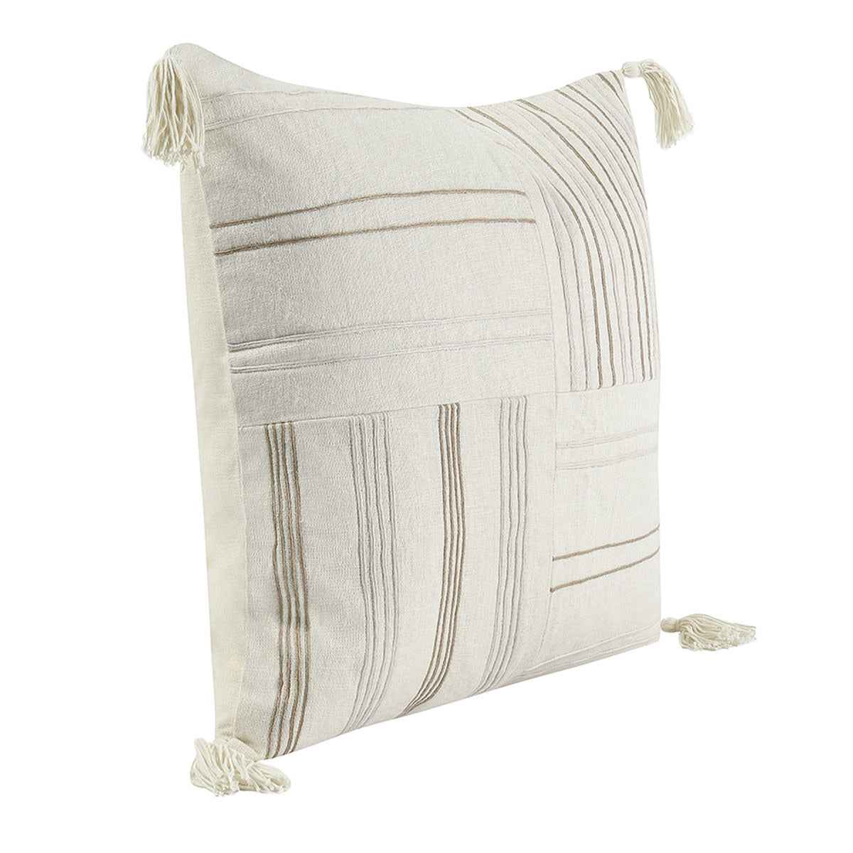 ST Apana Ivory/Natural Multiple Sizes Throw Pillow (Set of 2) by Classic Home at Eve Furniture