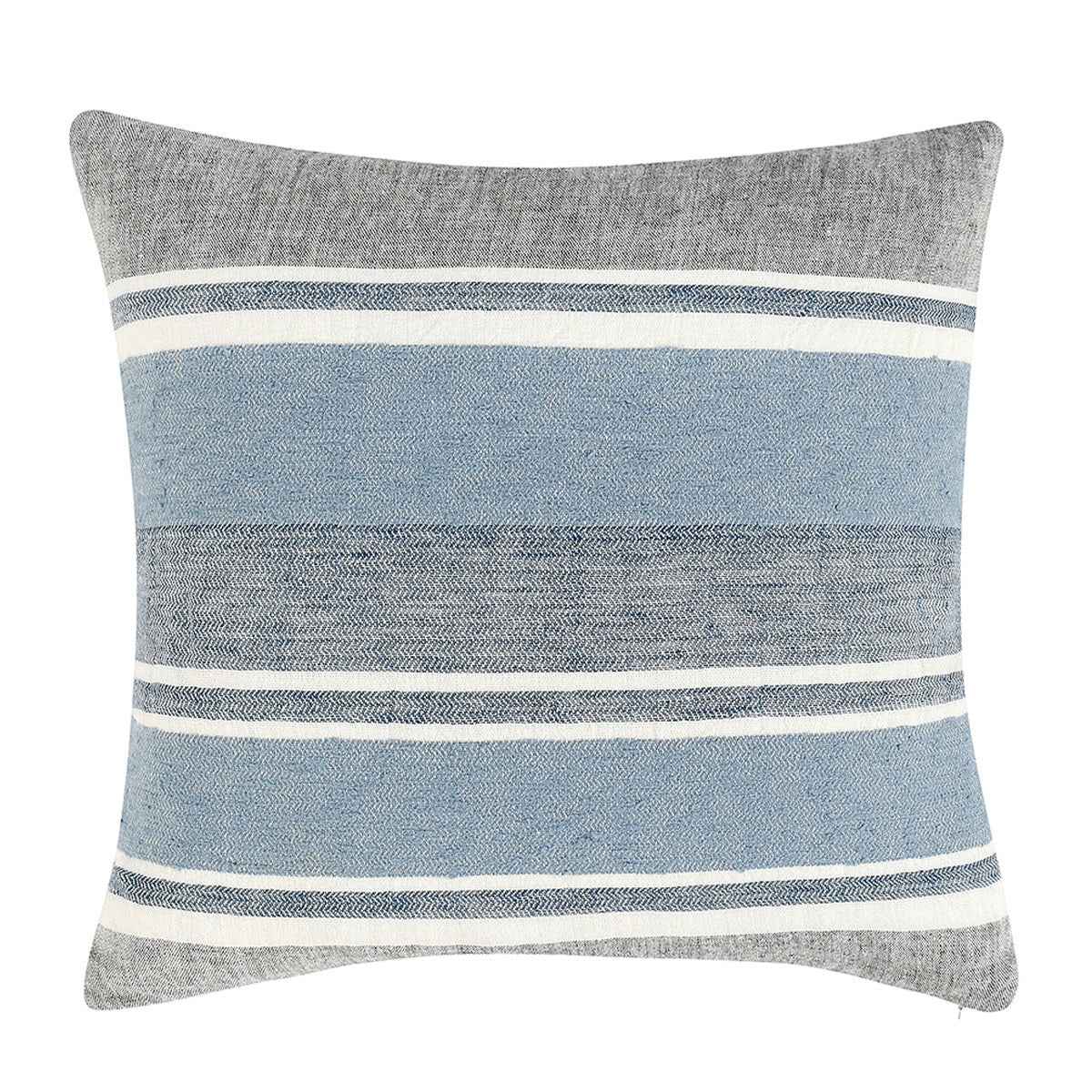 ST Lima Capri Blue/Dark Gray Multiple Sizes Throw Pillow (Set of 2) by Classic Home at Eve Furniture