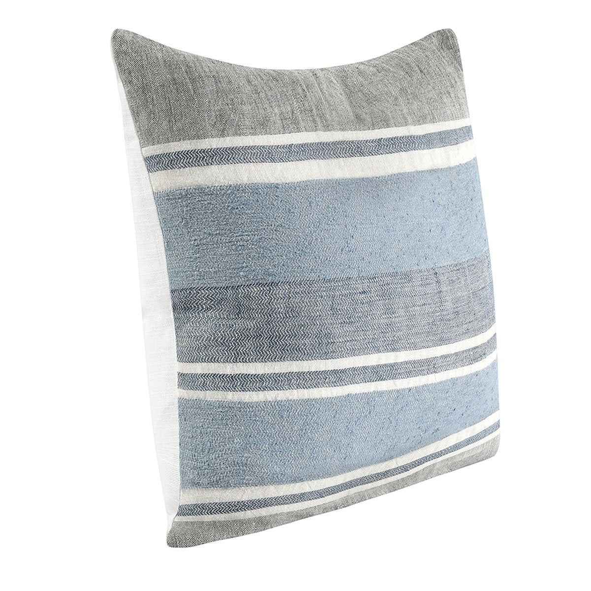 ST Lima Capri Blue/Dark Gray Multiple Sizes Throw Pillow (Set of 2) by Classic Home at Eve Furniture