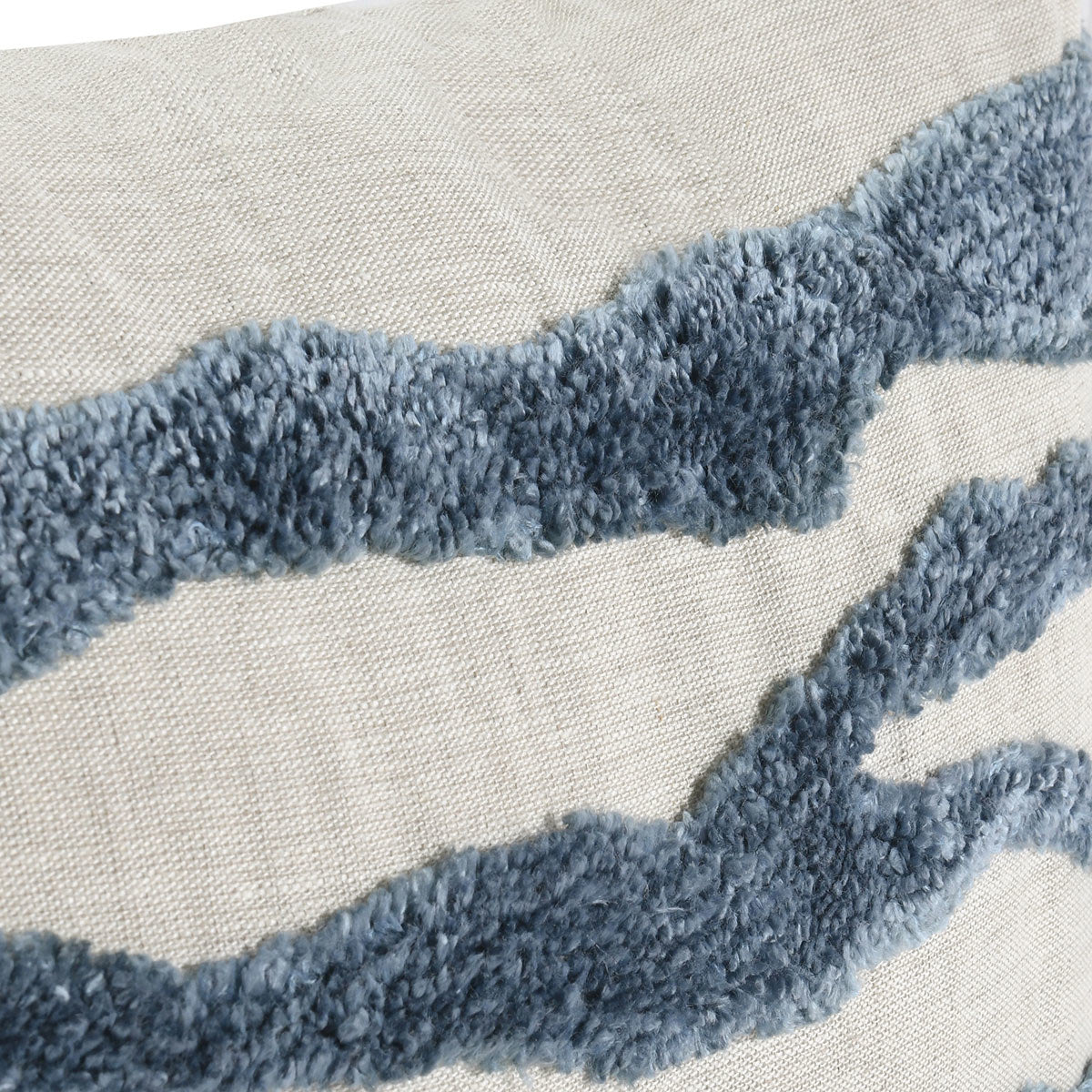 ST Passage Capri Blue 22x22 Throw Pillow (Set of 2) by Classic Home at Eve Furniture