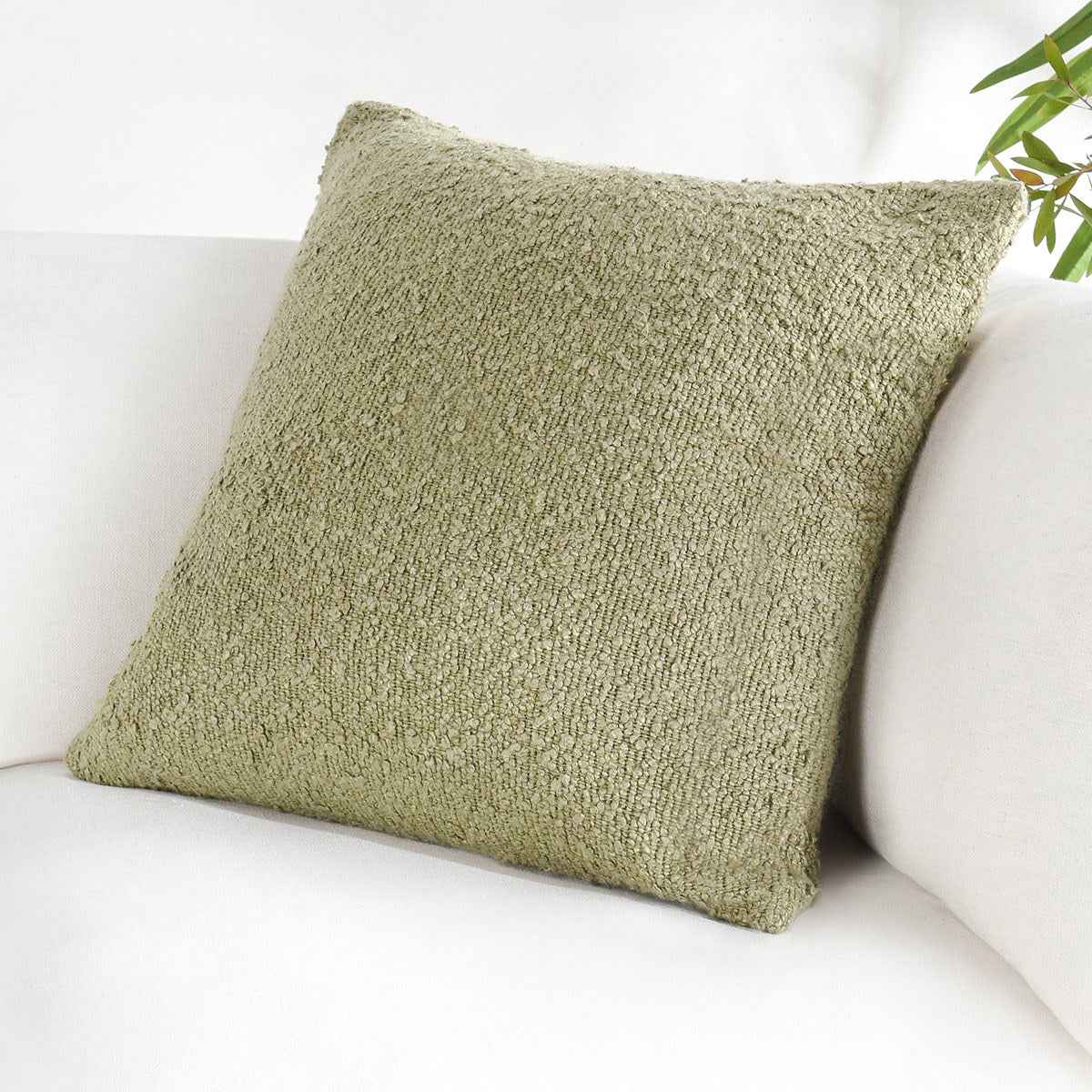 ST Sava Wheat Green Multiple Sizes Throw Pillow (Set of 2) by Classic Home at Eve Furniture