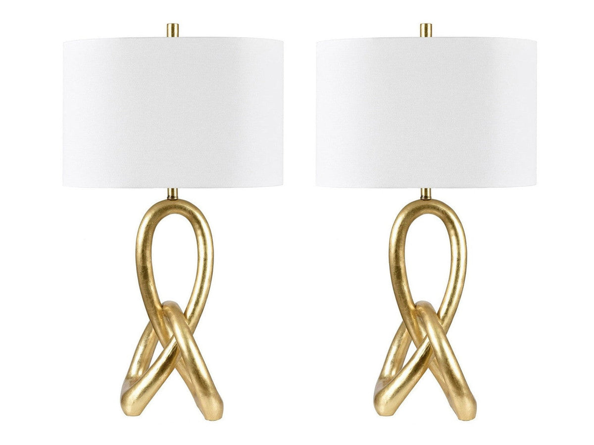 St. James Gold Table Lamp (Set of 2) by Crestview at Eve Furniture