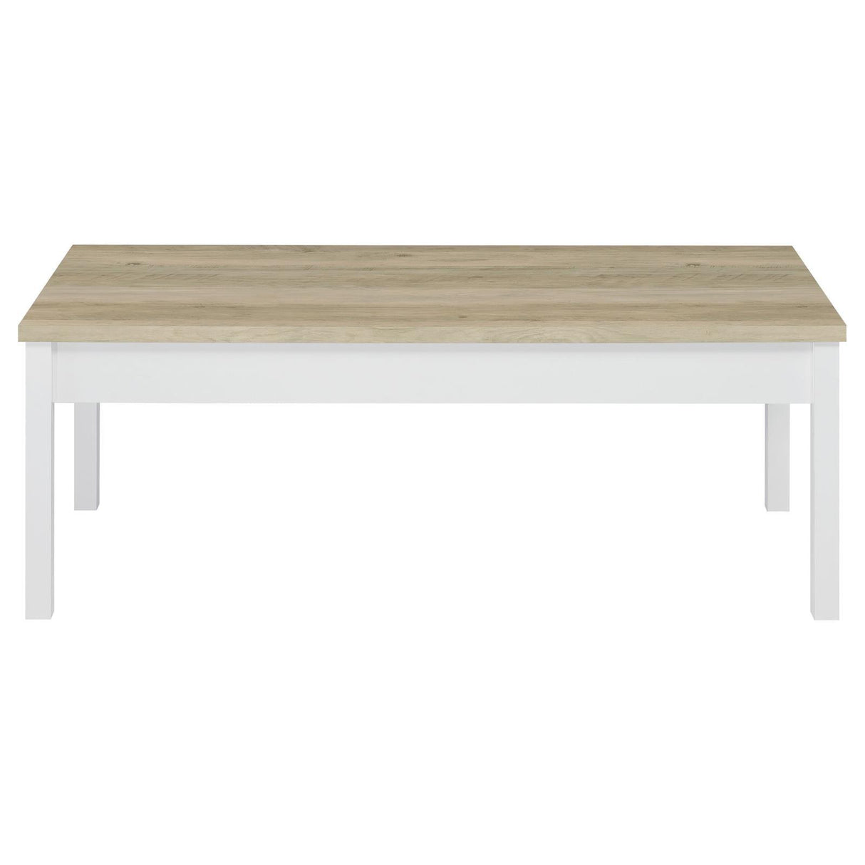 Stacie Antique Pine and White 3-piece Composite Wood Coffee Table Set by Coaster at Eve Furniture