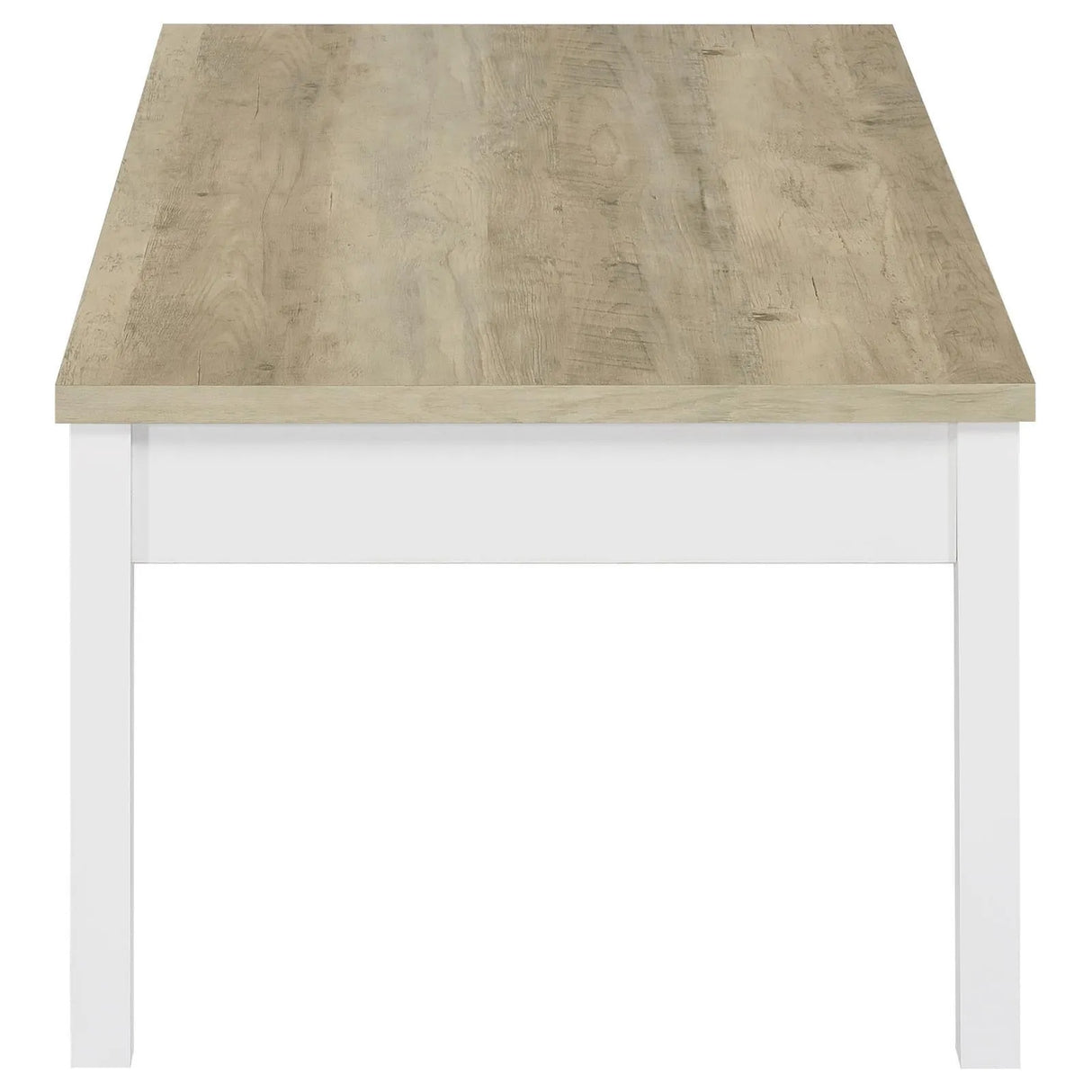 Stacie Antique Pine and White 3-piece Composite Wood Coffee Table Set by Coaster at Eve Furniture
