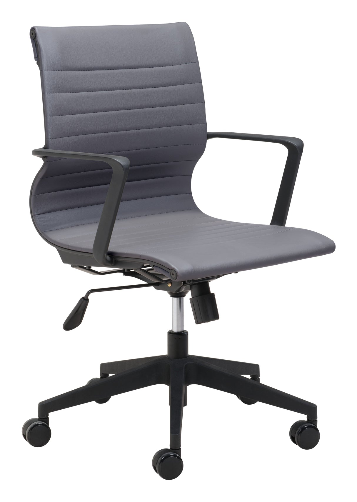 Stacy Dark Gray Office Chair by Zuomod at Eve Furniture