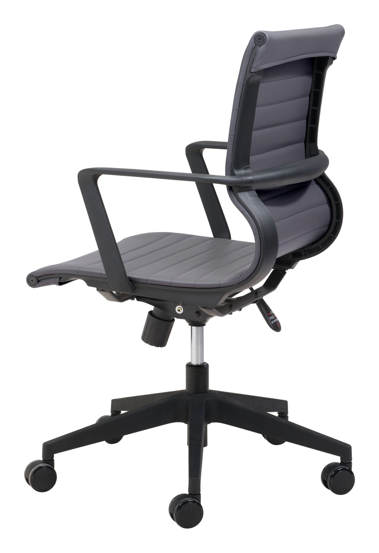 Stacy Dark Gray Office Chair by Zuomod at Eve Furniture