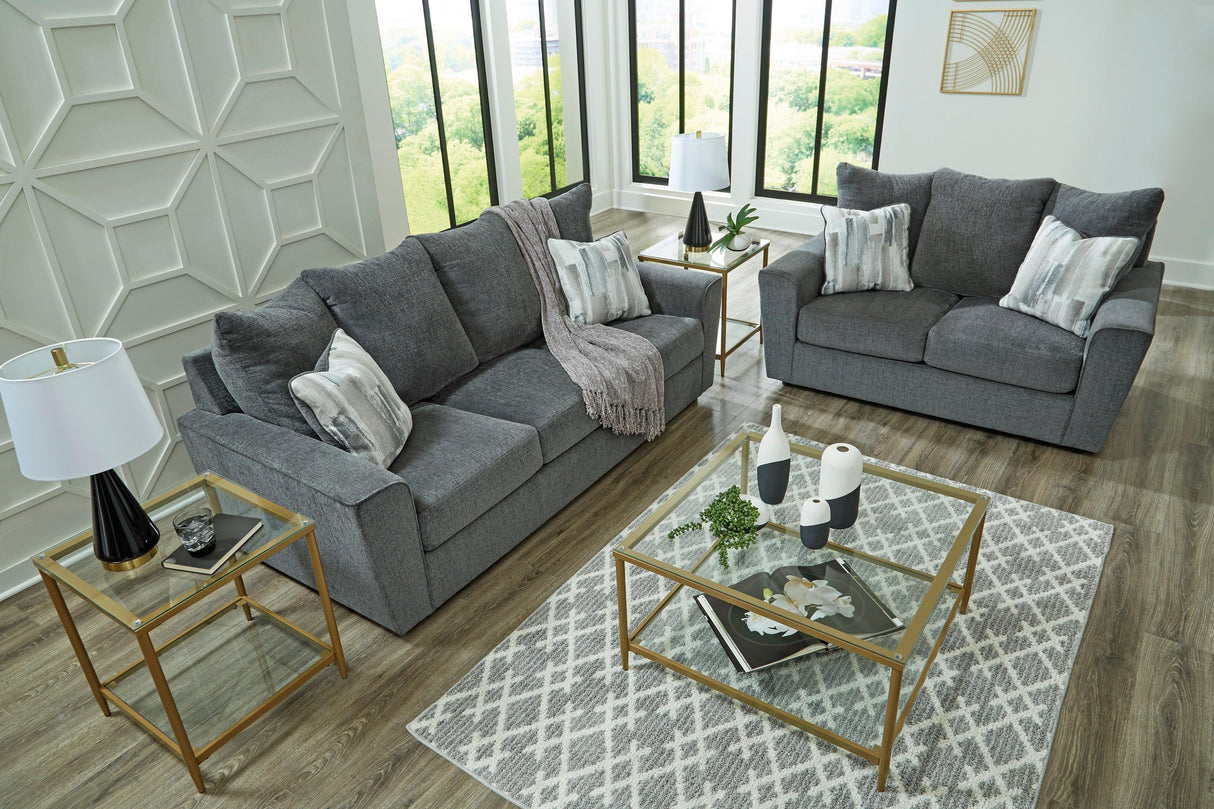 Stairatt Gravel Living Room Set by Ashley at Eve Furniture