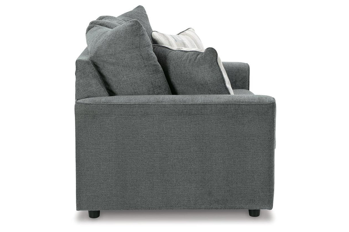 Stairatt Gravel Loveseat by Ashley at Eve Furniture