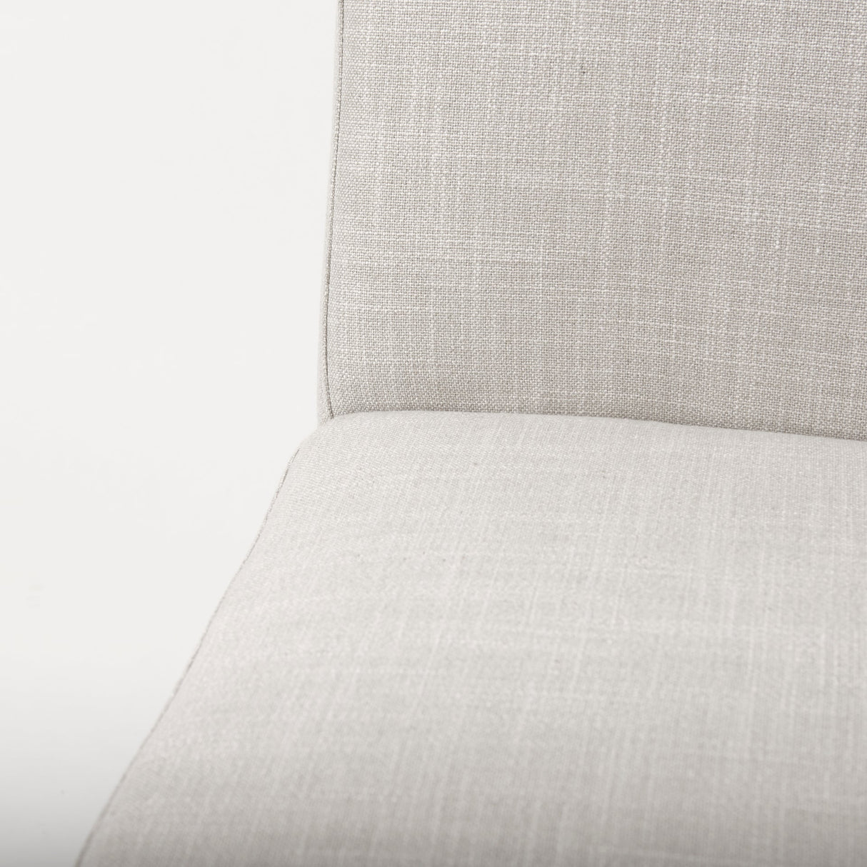 Stamford Beige Upholstered Seat w/ Wood Back, Black Metal Frame Dining Chair by Mercana at Eve Furniture