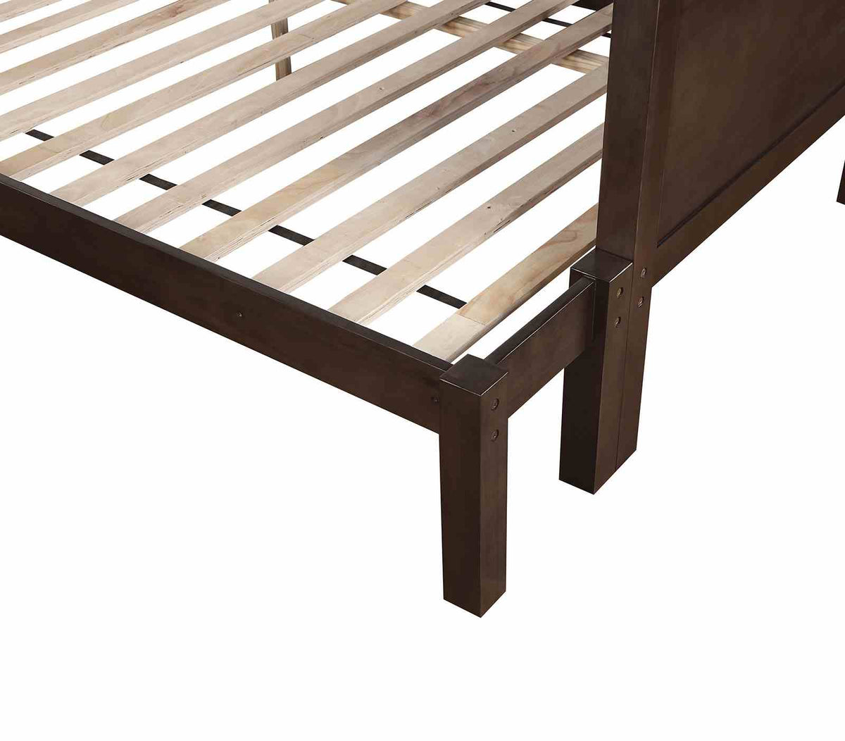 Stamos Walnut Twin/Full Bunk Bed by Furniture of America at Eve Furniture