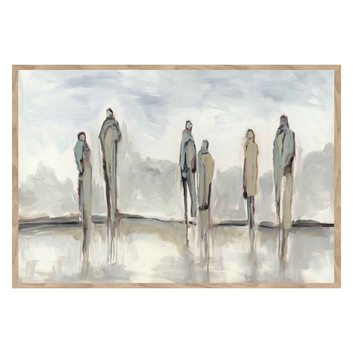 Stance White Painting 48x72 by Buddy Whitlock by Classic Home at Eve Furniture