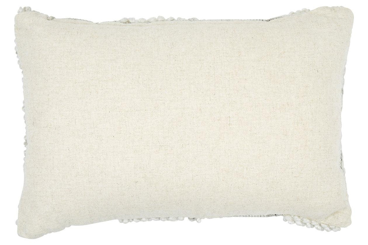 Standon Gray/White Pillow by Ashley at Eve Furniture