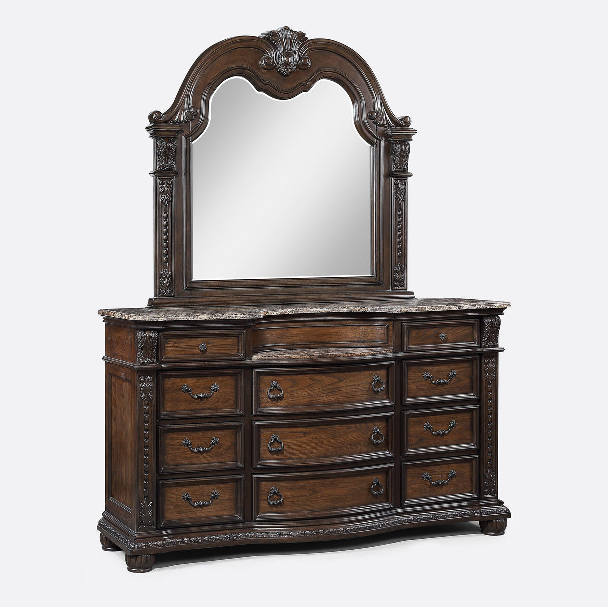 Stanley Coffee Brown Dresser by Crown Mark at Eve Furniture