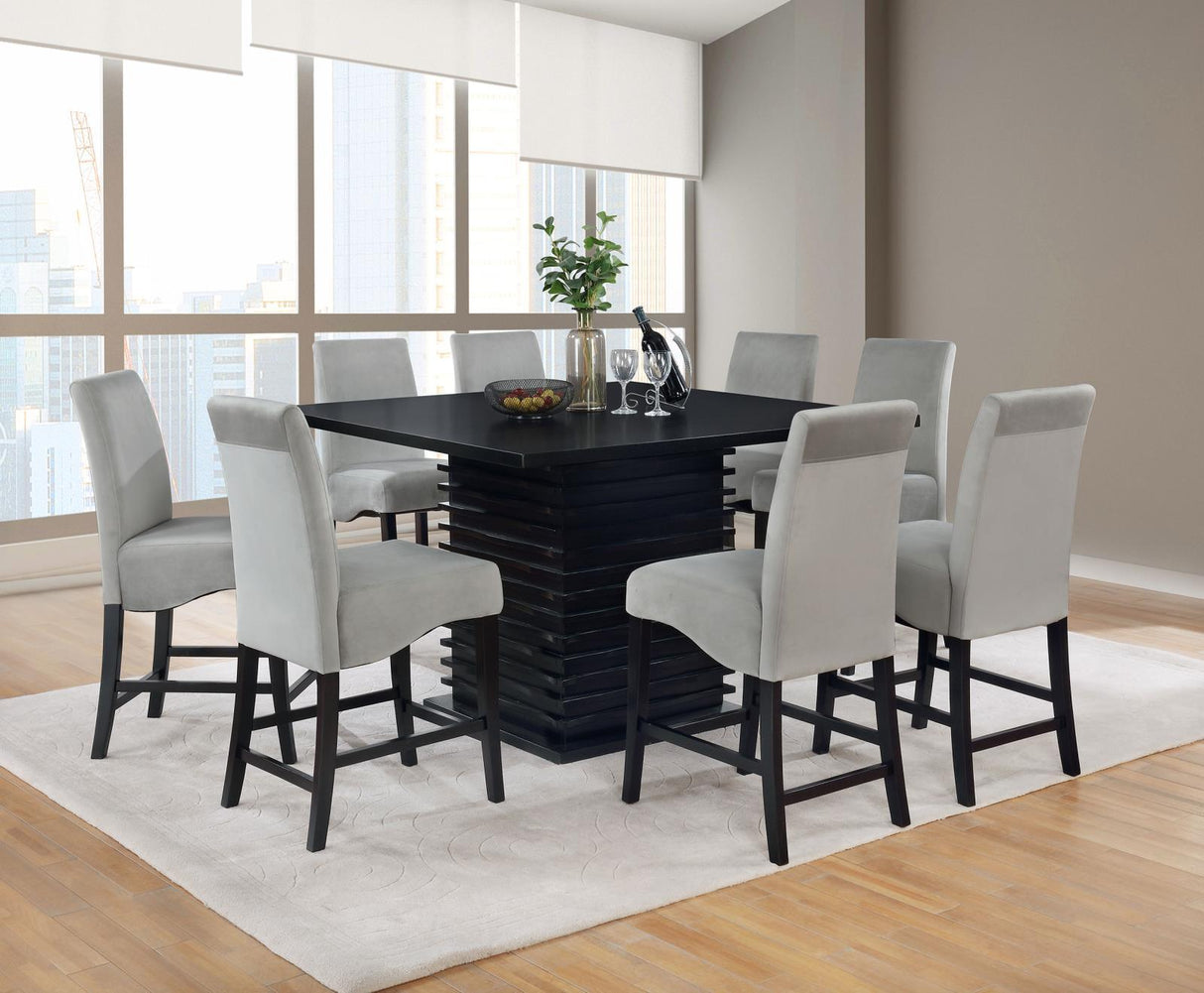 Stanton Black/Gray 5-Piece Dining Set by Coaster at Eve Furniture