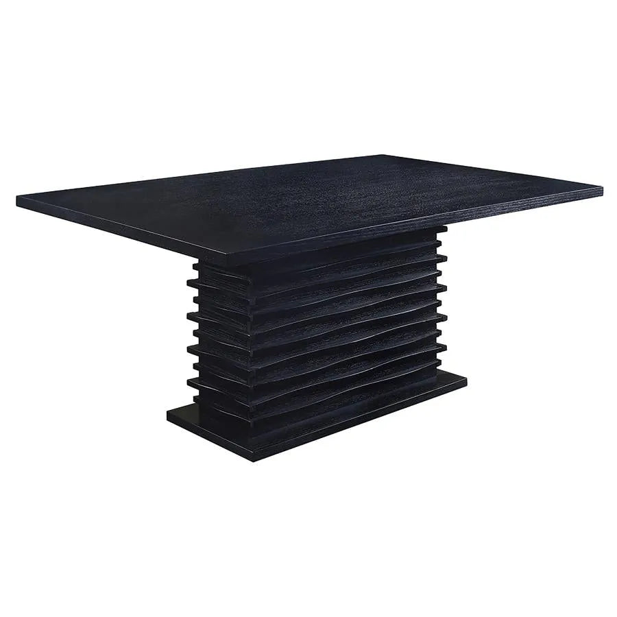 Stanton Black/Gray 5-Piece Rectangular Dining Set by Coaster at Eve Furniture