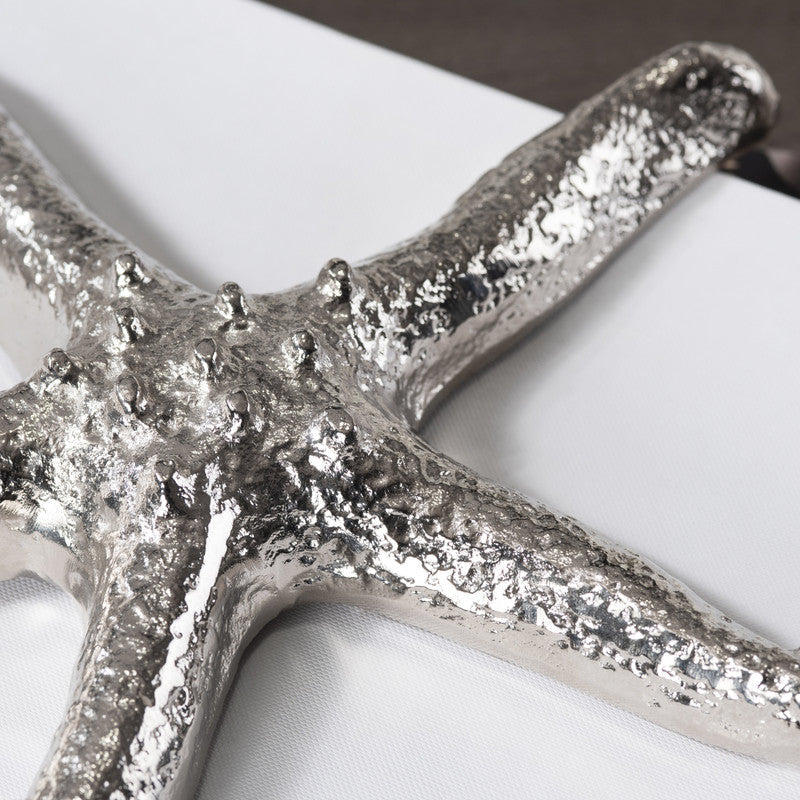 Starfish Silver 2 Piece Starfish (Set of 2) by Crestview at Eve Furniture