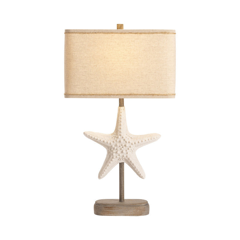 Starfish White/Brown Table Lamp (Set of 2) by Crestview at Eve Furniture