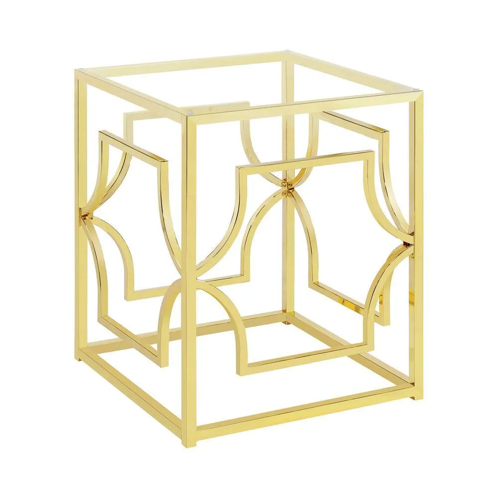 Starlight Brass Dining Table Base by Coaster at Eve Furniture