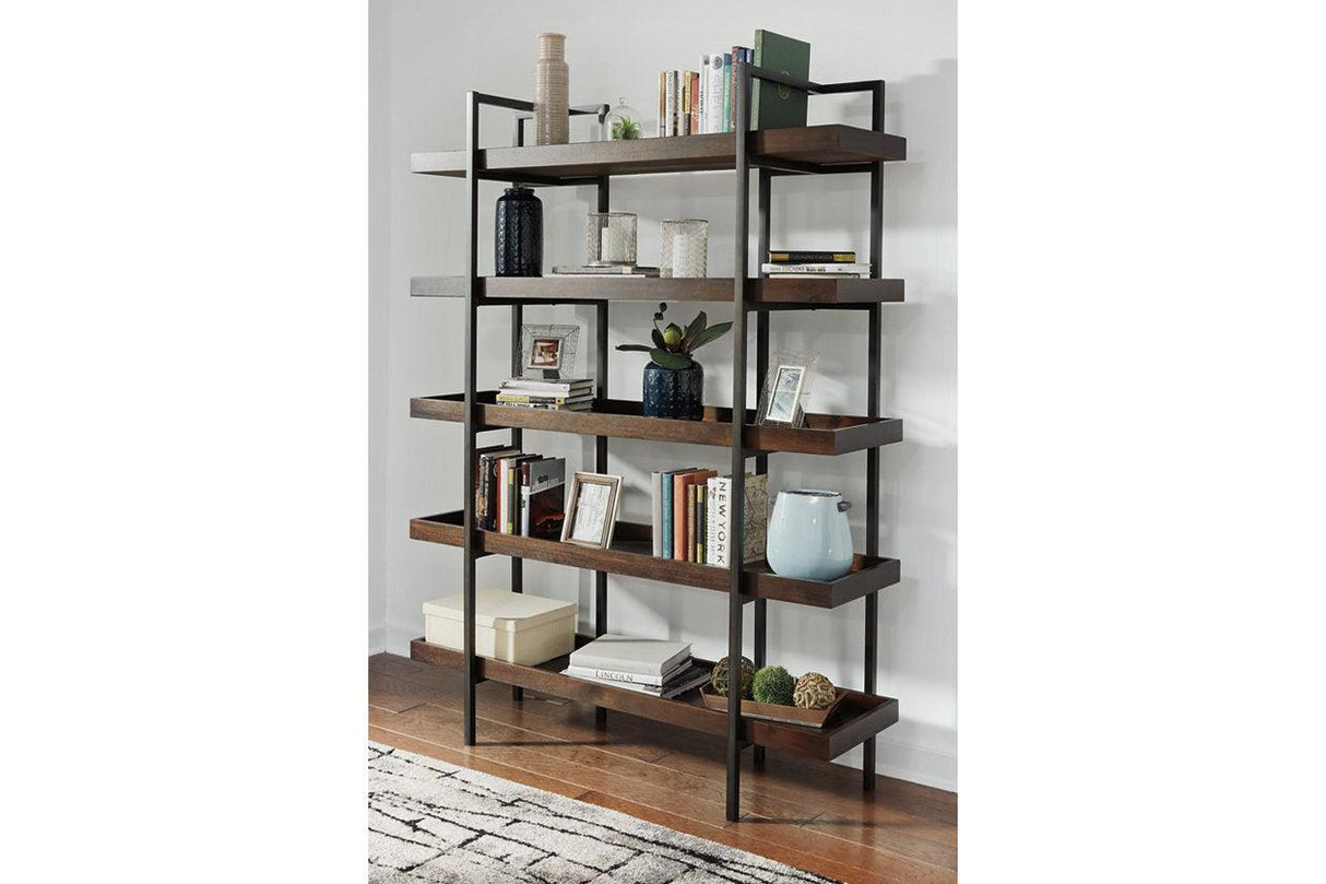 Starmore Brown 76" Bookcase by Ashley at Eve Furniture