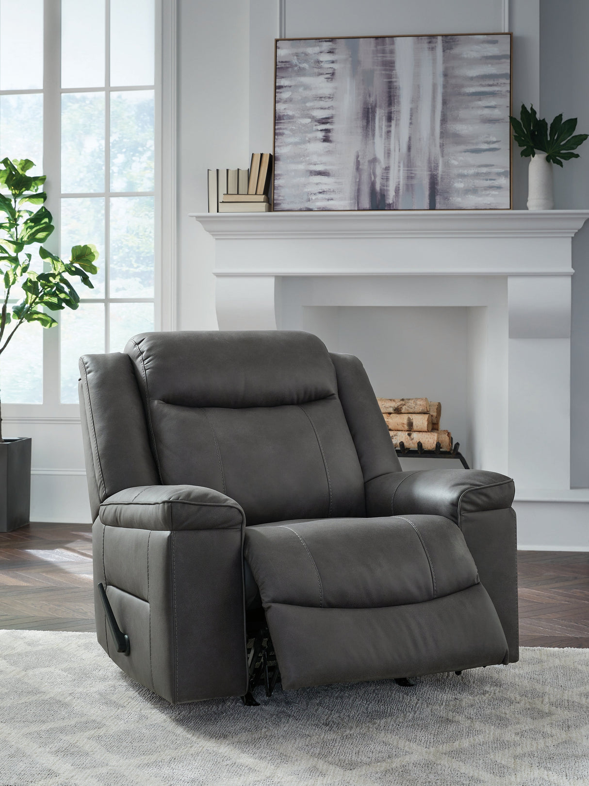 Status Check Shadow Recliner by ASHLEY FURNITURE at Eve Furniture