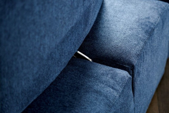 Stavanger Blue 3-Seater Sofa by Furniture of America at Eve Furniture