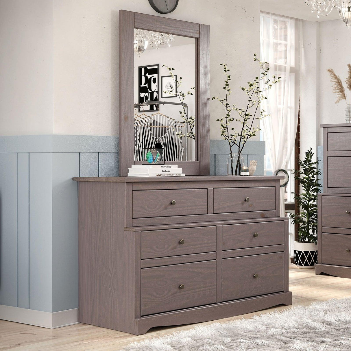 Stavros Gray Dresser by Furniture of America at Eve Furniture