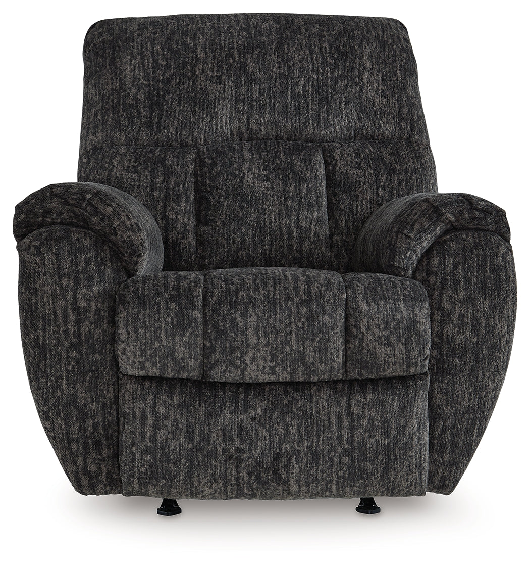 Stayfish Gunmetal Recliner by ASHLEY FURNITURE at Eve Furniture