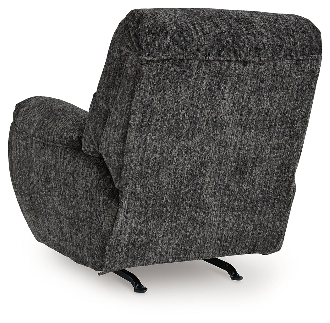 Stayfish Gunmetal Recliner by ASHLEY FURNITURE at Eve Furniture