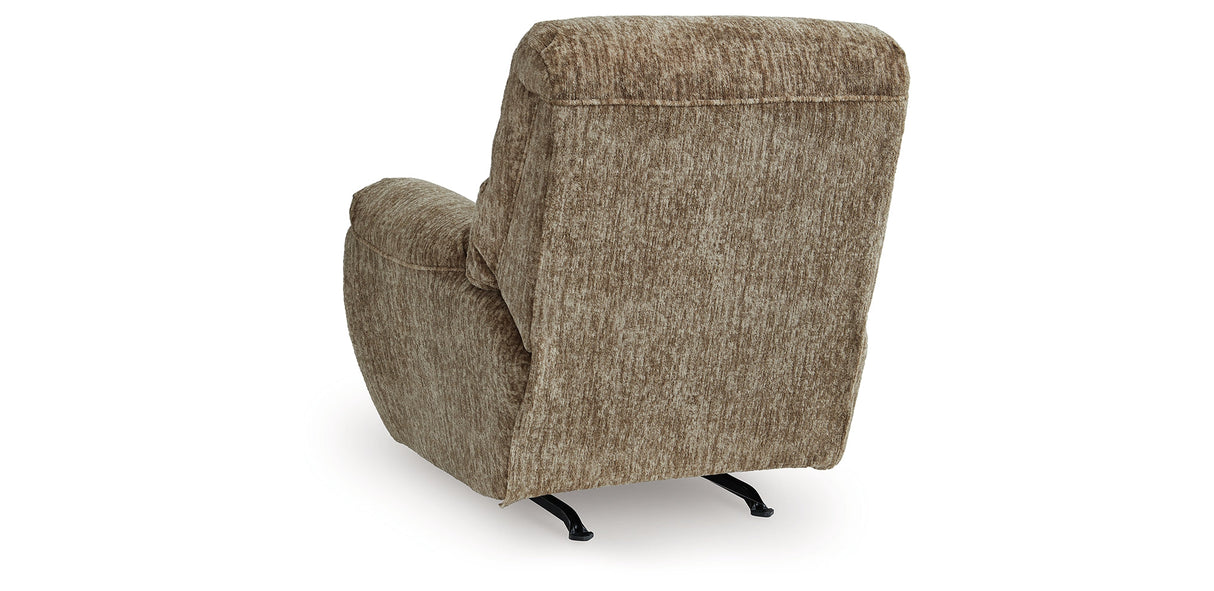Stayfish Taupe Recliner by Ashley at Eve Furniture