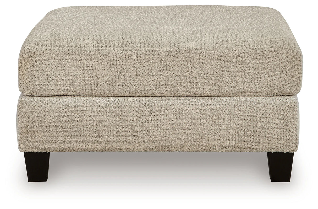 Steelwater Retreat Latte Oversized Accent Ottoman by Ashley at Eve Furniture