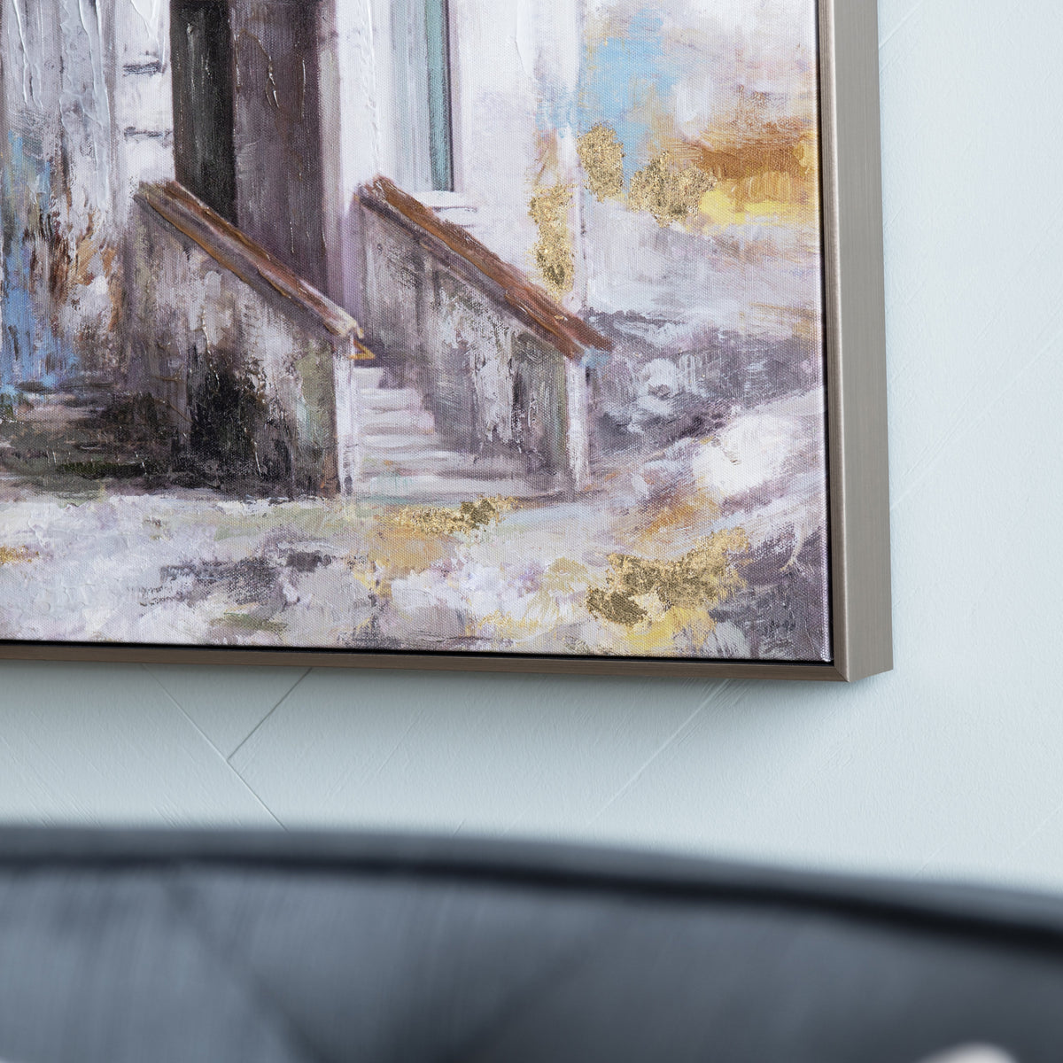 Steeple Blue/Brown Canvas by Crestview at Eve Furniture