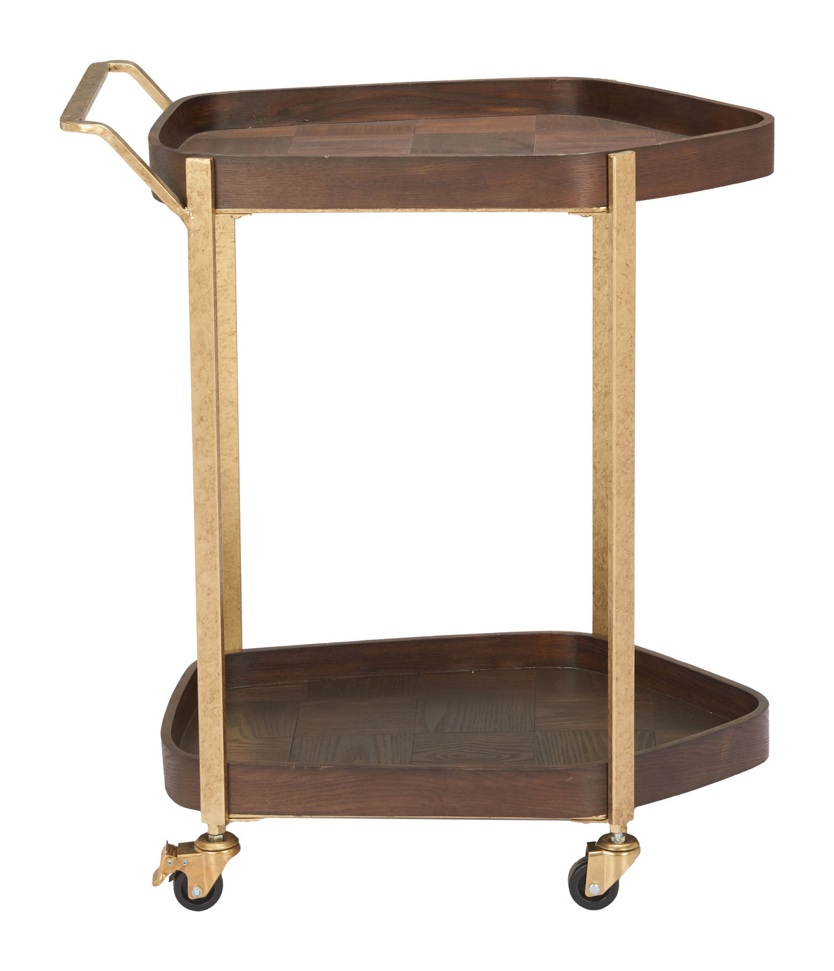 Stela Walnut Bar Cart by Zuomod at Eve Furniture