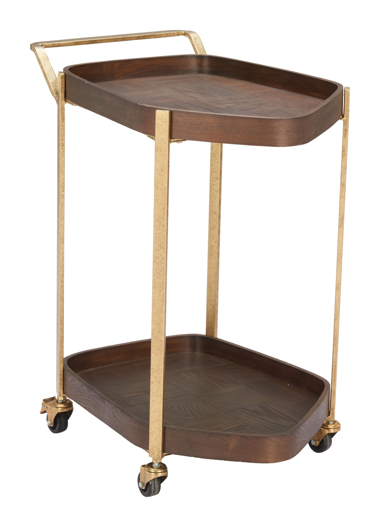 Stela Walnut Bar Cart by Zuomod at Eve Furniture