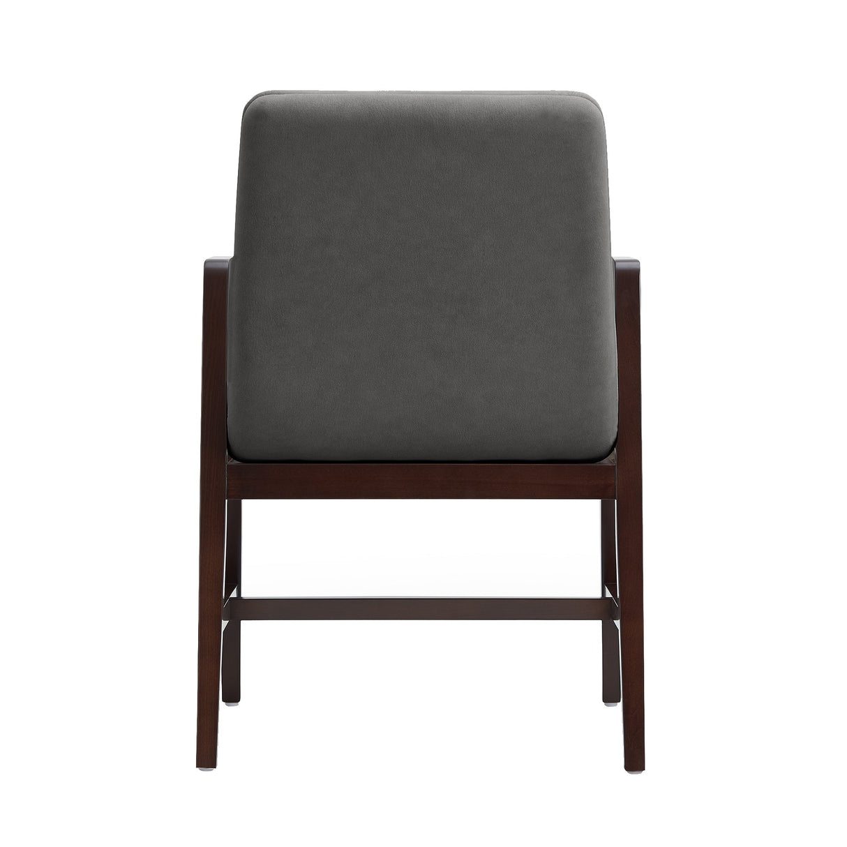 Stella Dining Armchair in Graphite by Manhattan Comfort at Eve Furniture