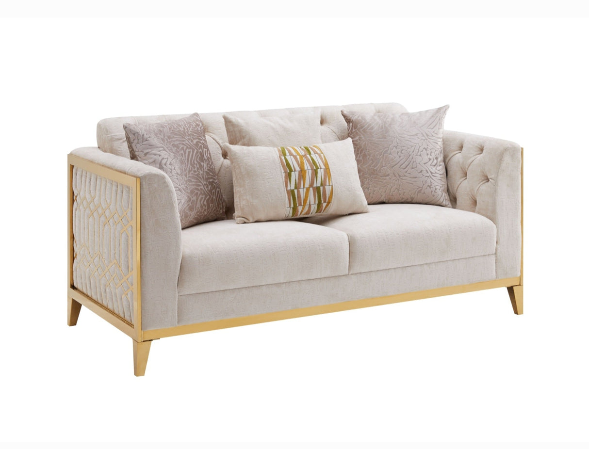 Stella Luxury Living Room Set by Cosmos Furniture at Eve Furniture