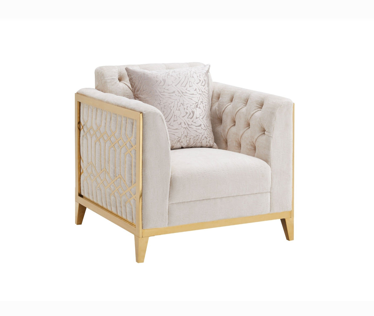 Stella Luxury Living Room Set by Cosmos Furniture at Eve Furniture