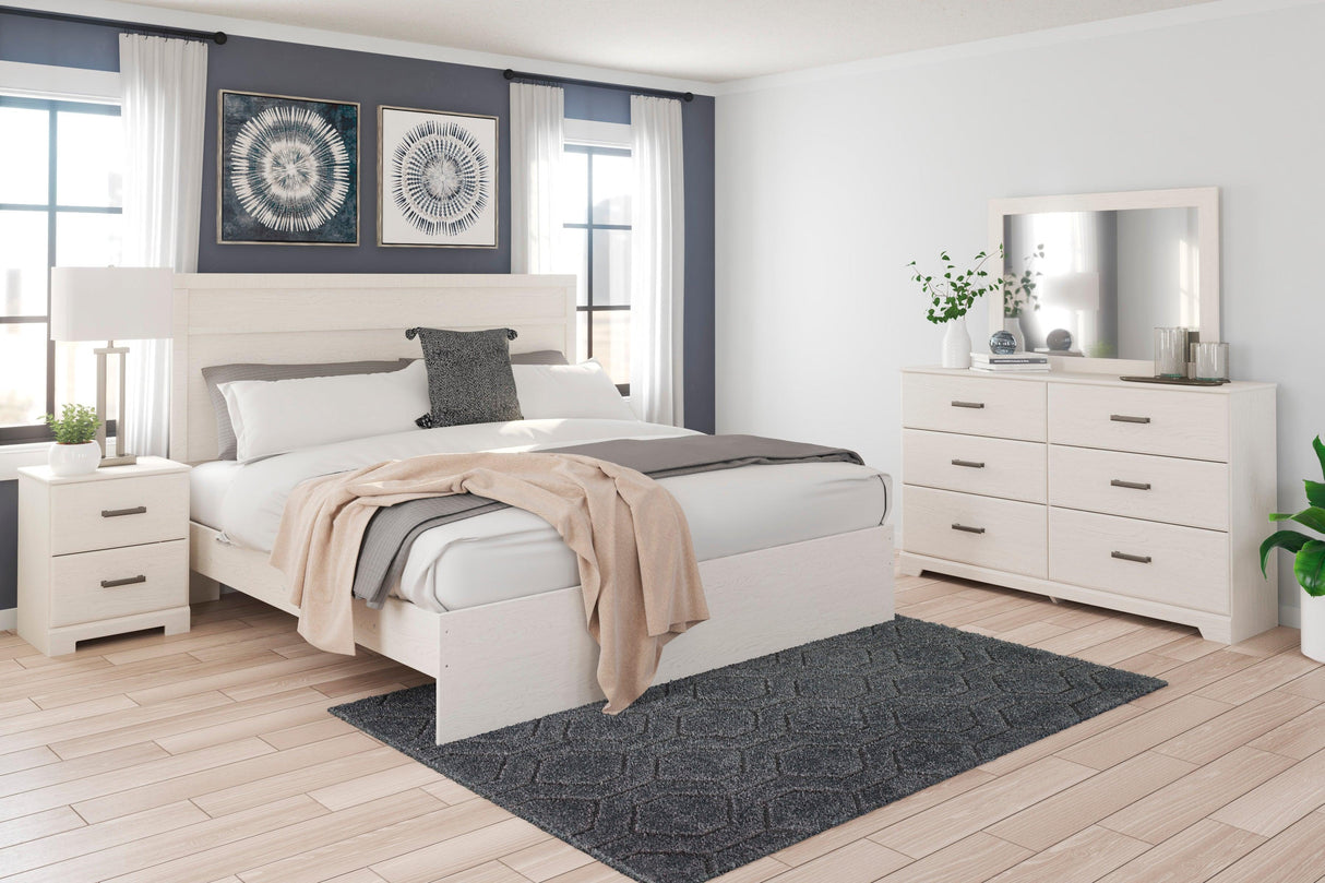 Stelsie White Panel Bedroom Set by Ashley at Eve Furniture