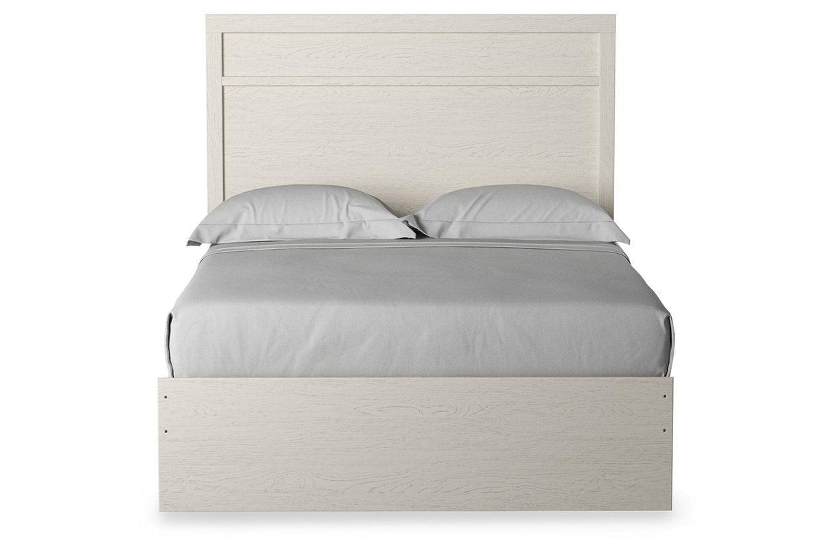 Stelsie White Full Panel Bed by Ashley at Eve Furniture