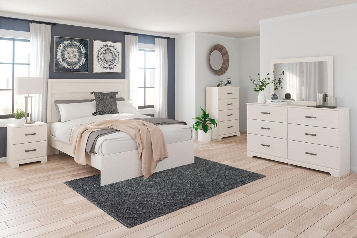 Stelsie White Panel Bedroom Set by Ashley at Eve Furniture