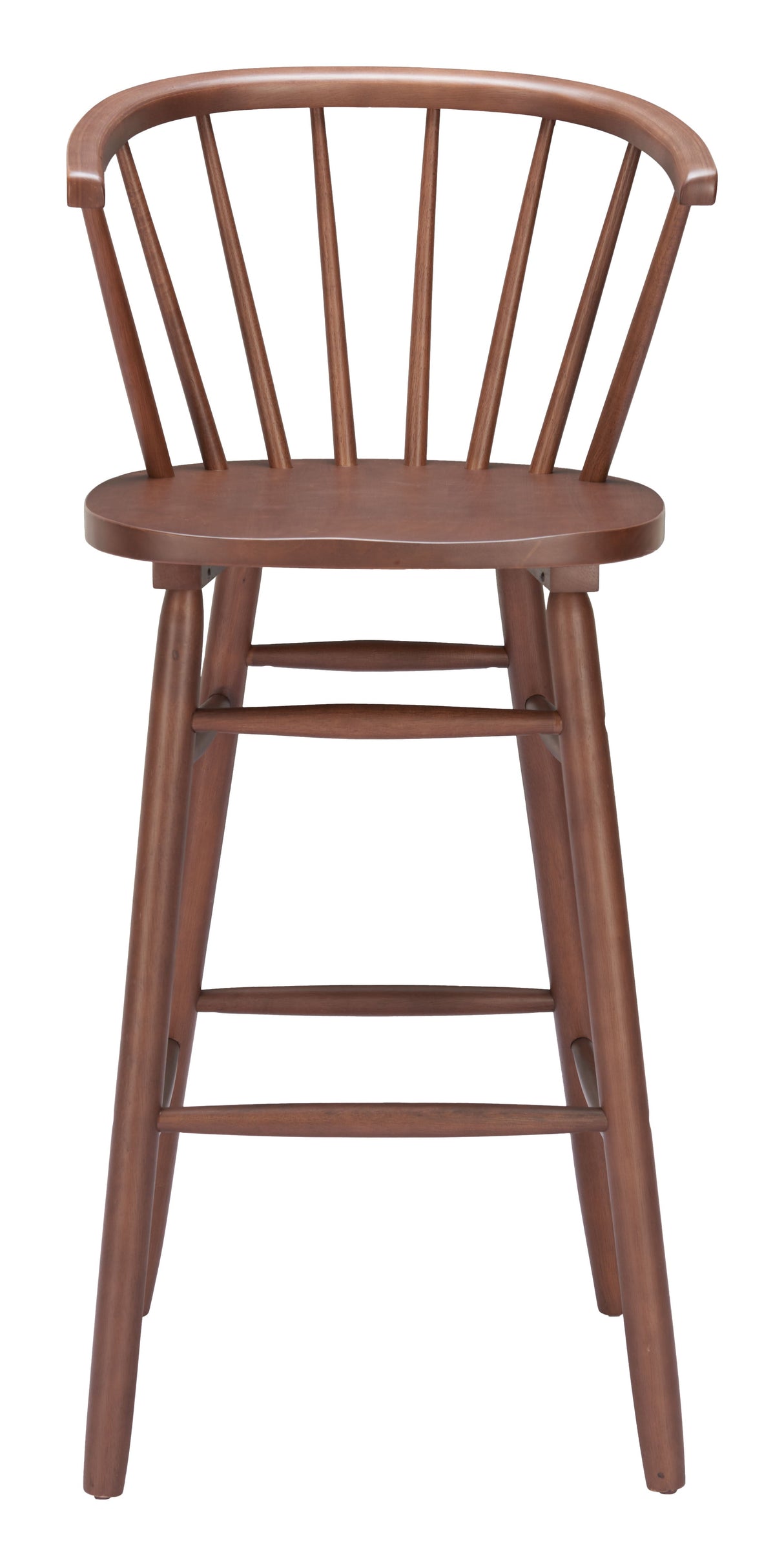 Stenger Walnut Barstool (Set of 2) by Zuomod at Eve Furniture