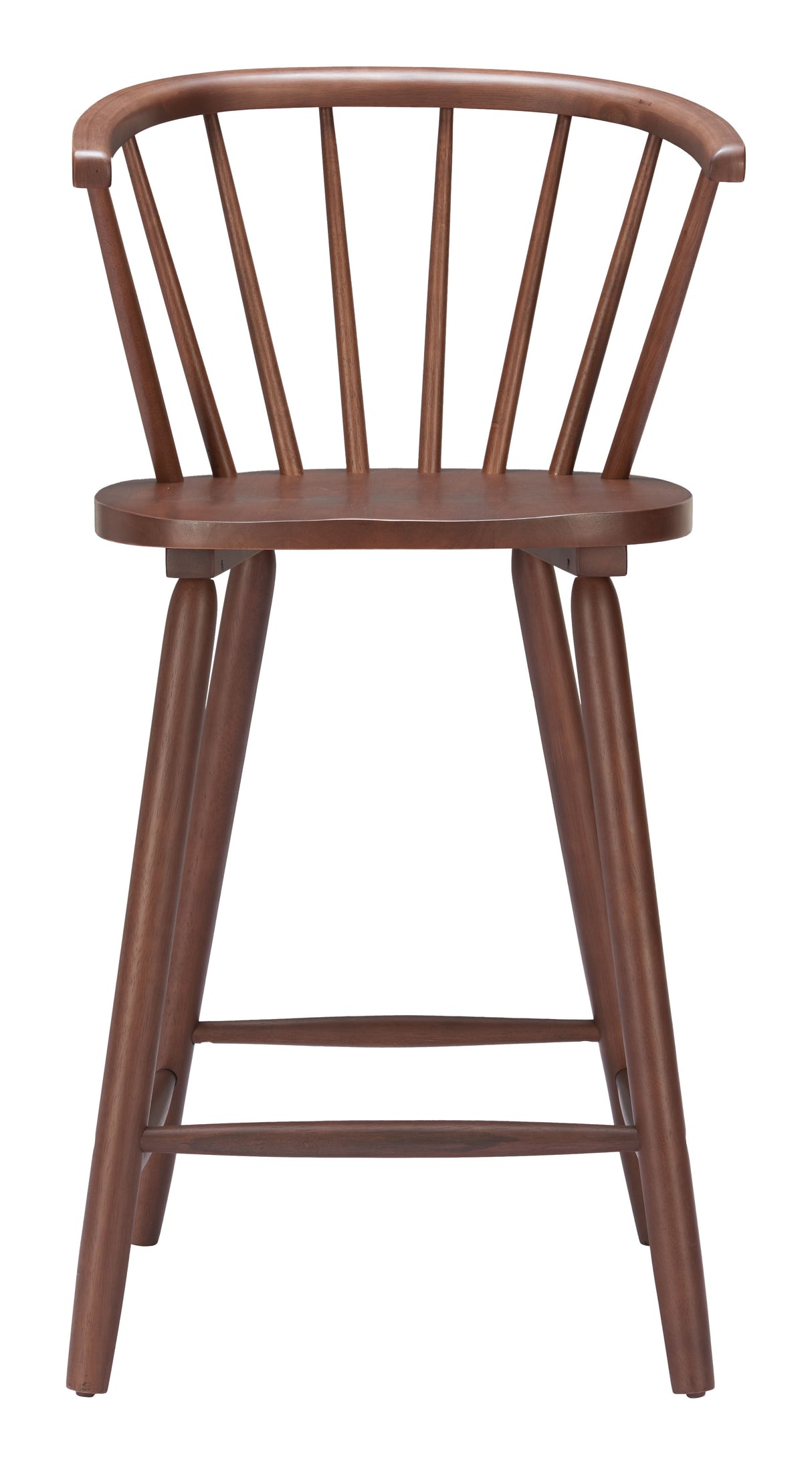 Stenger Walnut Counter Stool (Set of 2) by Zuomod at Eve Furniture
