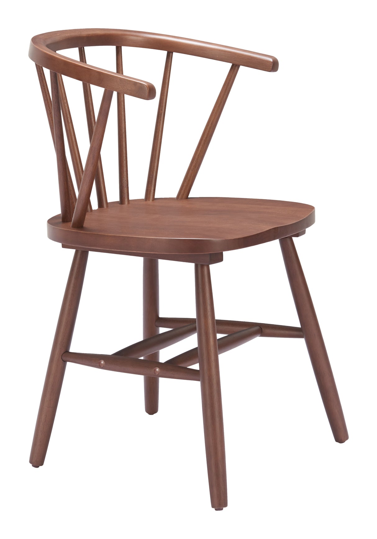 Stenger Walnut Dining Chair (Set of 2) by Zuomod at Eve Furniture