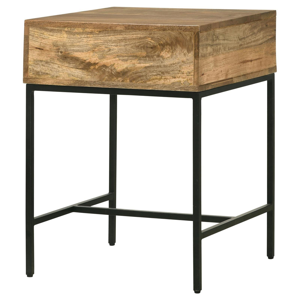 Stephie Honey Brown 1-drawer Rectangular End Table by Coaster at Eve Furniture
